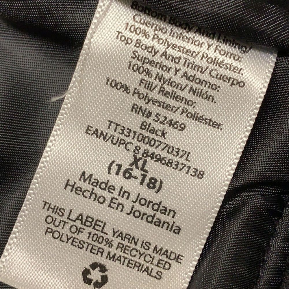 Time and Tru Black Quilted Jacket - Picture 5 of 7